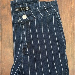 Boohoo Stripped Skinny Jeans